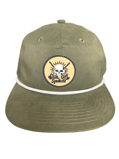 Skull Gold Syndicate Logo Gold Hat
