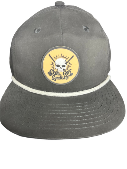 Skull Gold Syndicate Logo Gold Hat