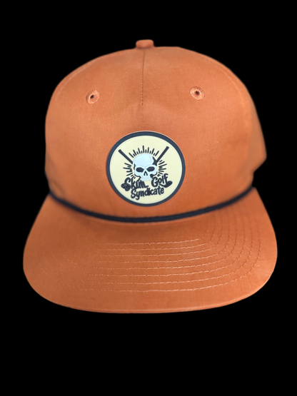 Skull Gold Syndicate Logo Gold Hat
