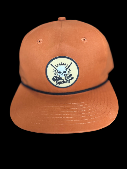 Skull Gold Syndicate Logo Gold Hat